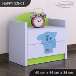 Nočna omarica Happy babies Slonček 03 SZN1